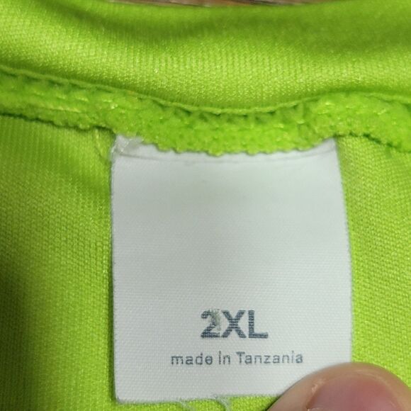 Salt Water Soul LS Green Unisex Tee - Size 2XL - Picture 4 of 5